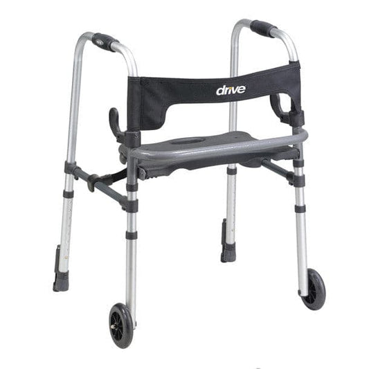 Drive Medical Clever-Lite LS, Folding Adult Walker