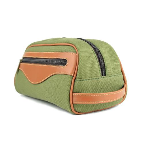Excursion Wash Bag or Dopp Kit by Tusting Makeup Bag Tusting Olive Canvas
