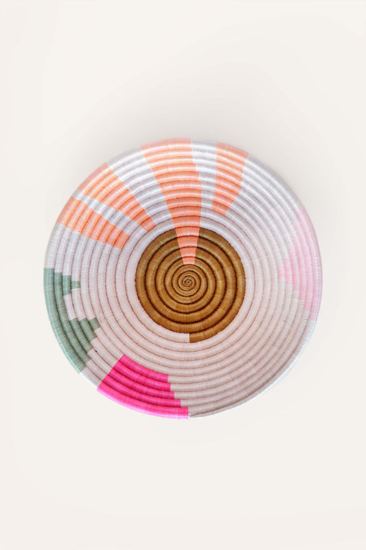 Geo Pastel Plateau Basket