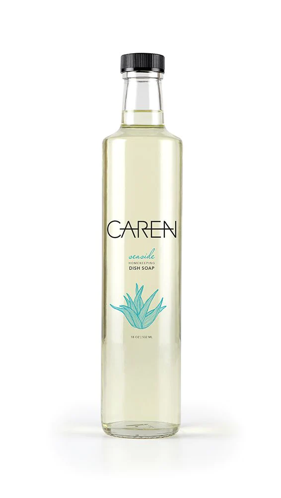 Caren® Dish Soap 18oz Glass Bottle