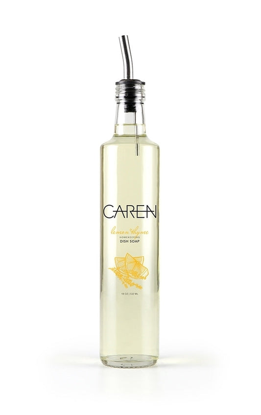 Caren® Dish Soap 18oz Glass Bottle