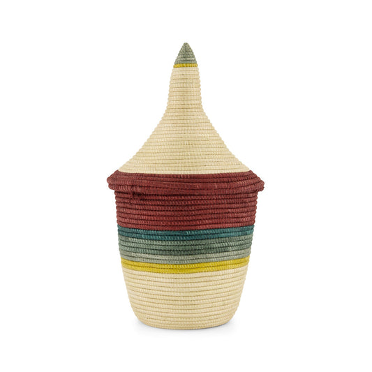 Nostalgia Woven Lidded Container