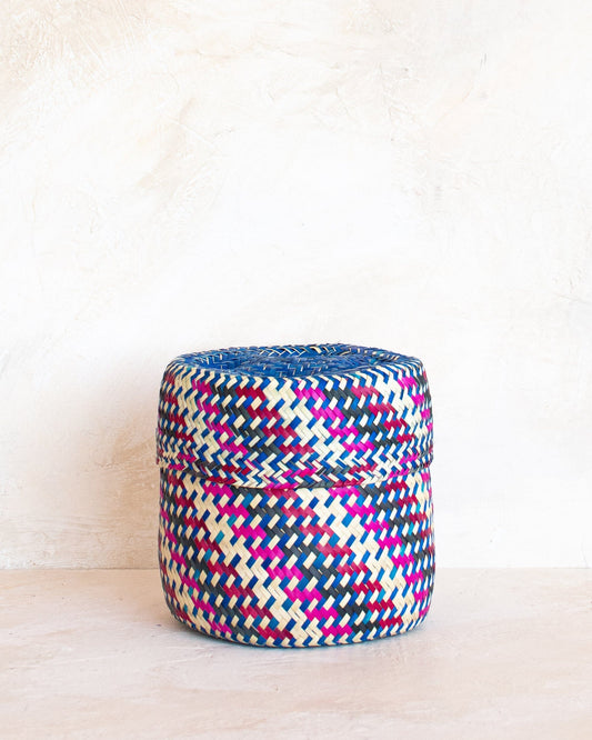Minna Small Oaxacan Woven Basket - Multi Basket Minna