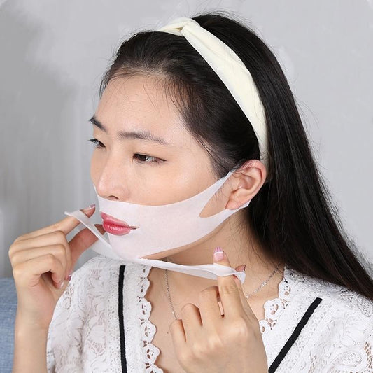 Double Chin Lifting Treatment V-Line Mask 4-Sheets - Mounteen. Worldwide shipping available.