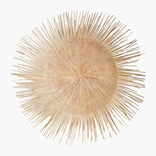 Natural Sunburst Plate Wall Hanging Baskets Mbare L